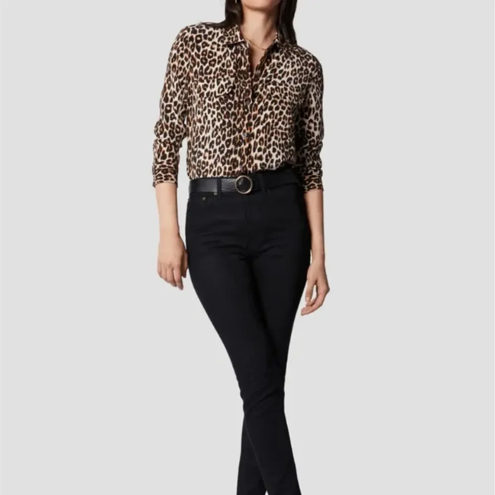 NWT Equipment Slim Signature Silk Shirt